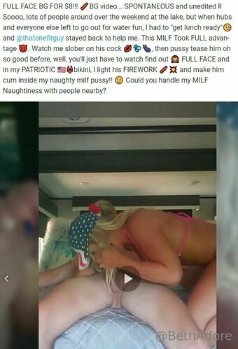 BethAdore Голе фотографије OnlyFans 53