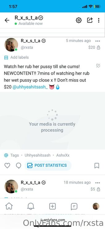 rxsta Голе фотографије OnlyFans 4